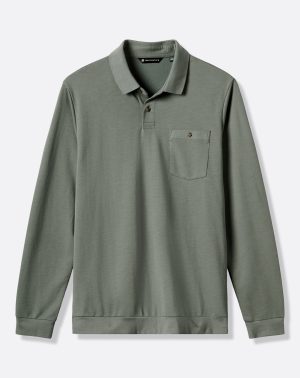 December First Long Sleeve Polo