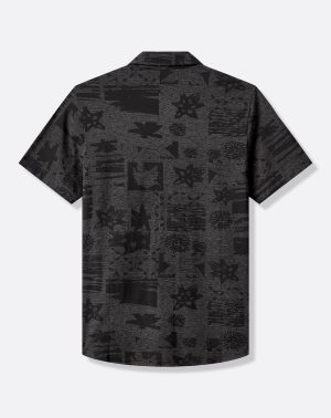 Knit Gravitation Button-Up